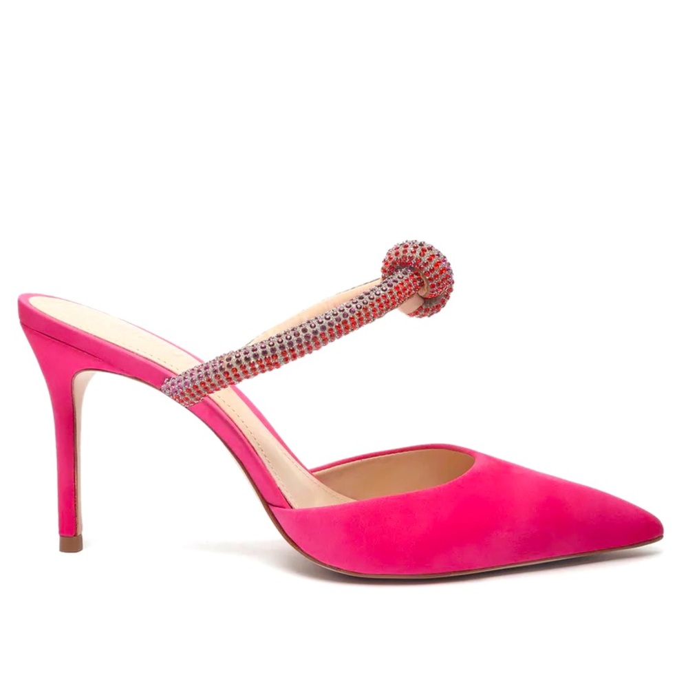 Schutz Pearl Leather Mule
